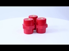 Düşük Voltajlı reçine kapasitif yalıtımcı Özel Kırmızı Epoksi Busbar yalıtımcısı SM20 M5 BMC