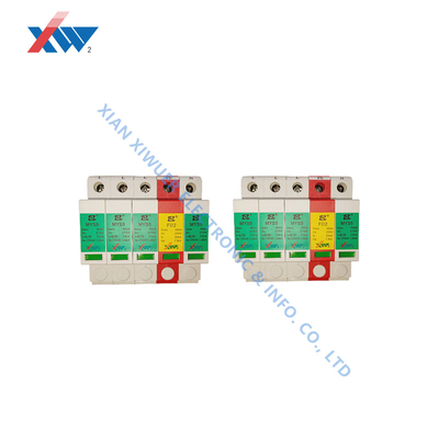 275VAC 40kA 4P+1P Sınıf C Güç kaynağı Şimşek durdurma AC 275V 4 fazlı güç kaynağı Elektrik koruması için